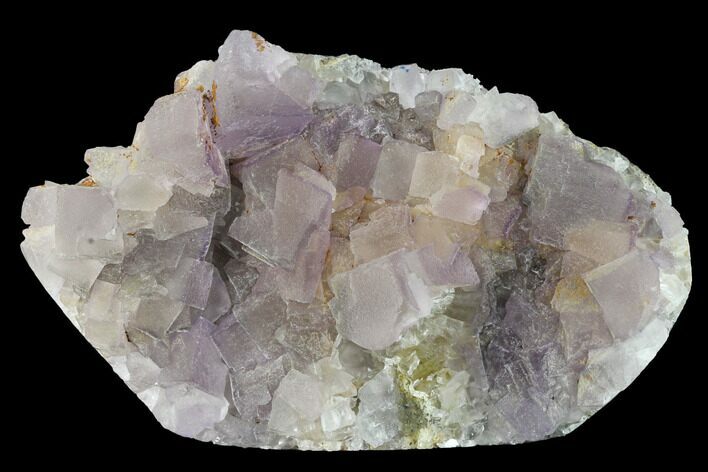 Fluorescent Cubic Fluorite Crystal Cluster - China #142387